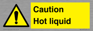 Caution Hot liquid